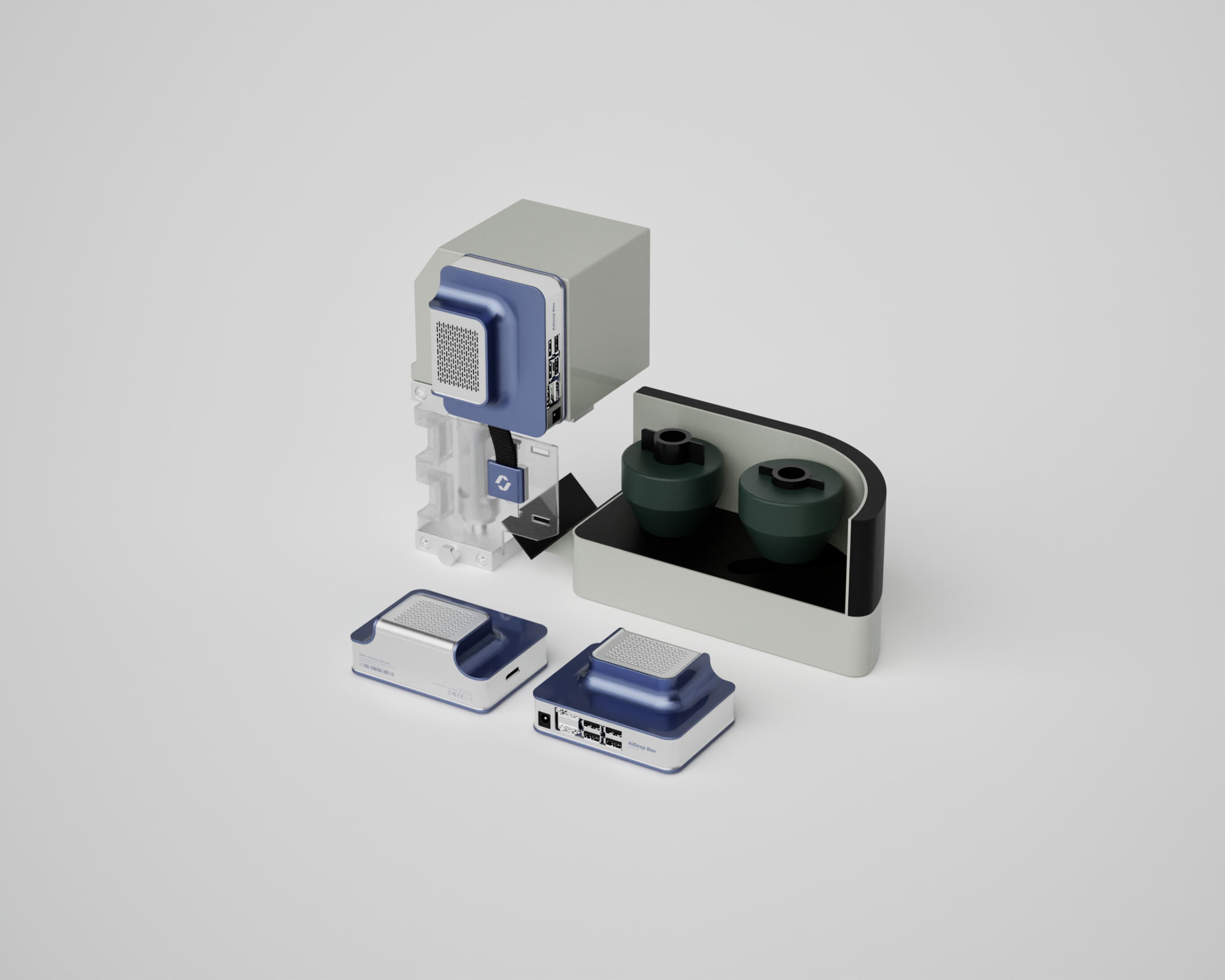 제약 조제 검사 시스템, AI 기반 준비 검사 장치 디자인 by Nubrid, AI-based pharmaceutical preparation inspection system design by Nubrid.